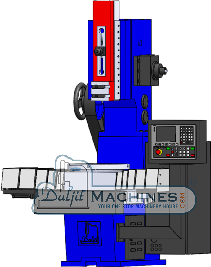 DS-16 - 3 AXIS (X,Y) PLC / CNC - Extra Heavy Duty Slotting Machine