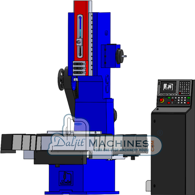 DS-24 - 3 AXIS (X,Y) PLC / CNC - Extra Heavy Duty Slotting Machine