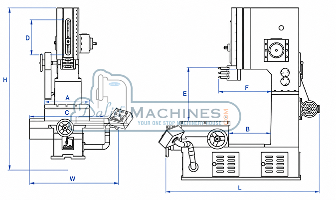 DS-30 Extra Heavy Duty Slotting Machine