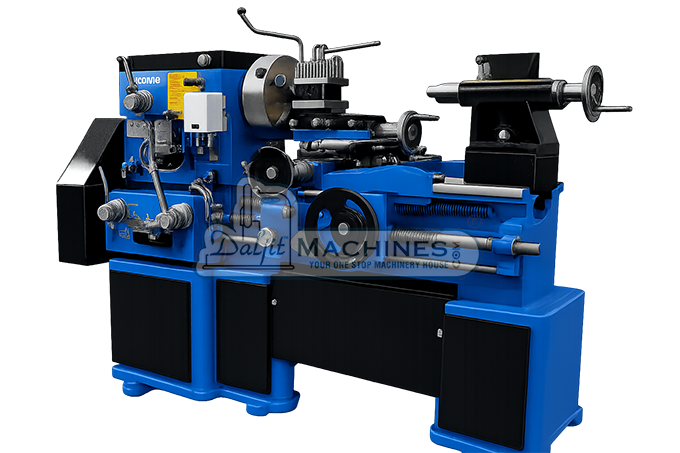 DL-4.5 - V Belts and Semi Geared Lathe Machine