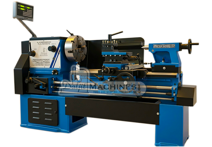 DL-6.5 - V Belts and Semi Geared Lathe Machine